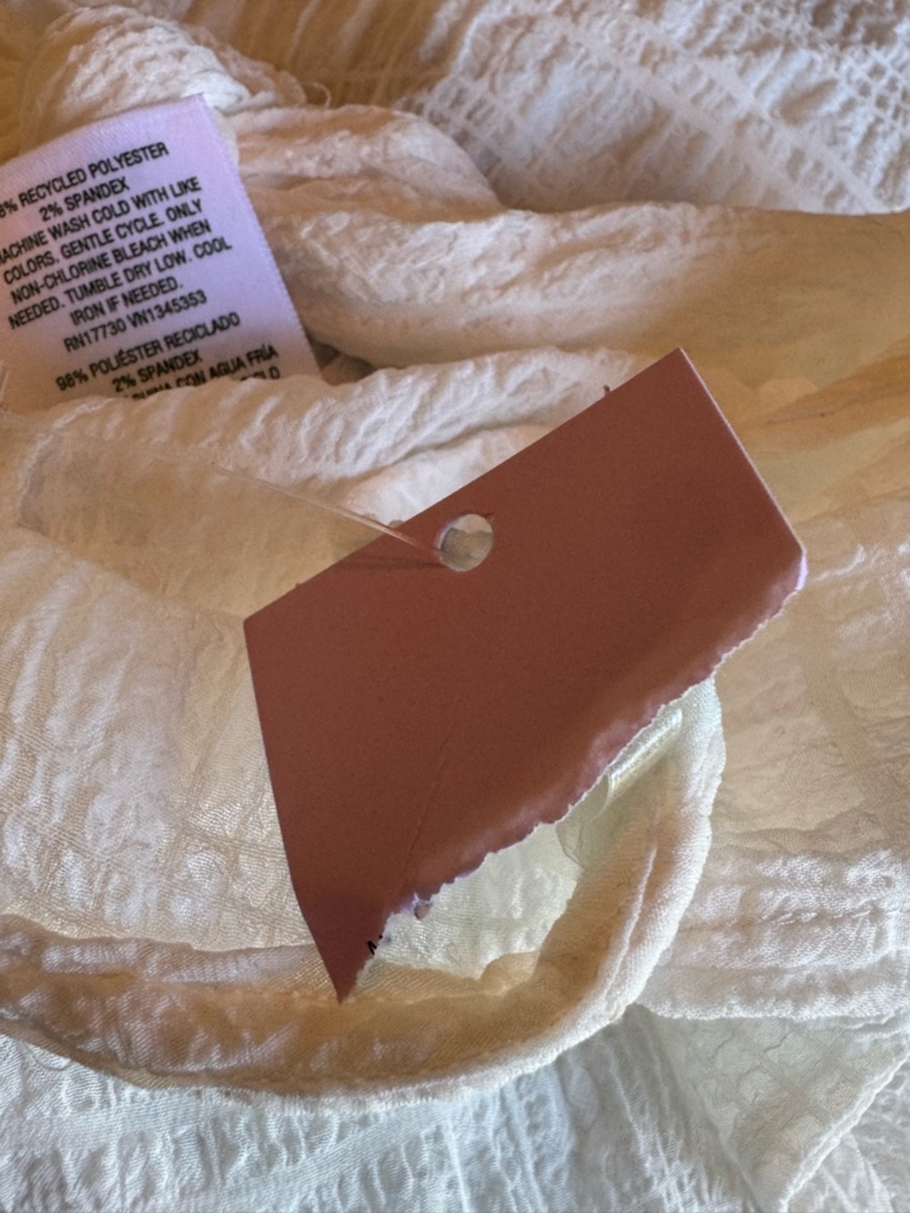 wild fable Cream Gauze Swim Coverup Dress XL NWT - Picture 6 of 6